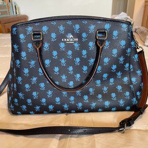 Coach vintage style purse with removable strap